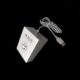 Ip68 Industrial Keyboard With Trackball Stainless Steel Material Anti Destruction