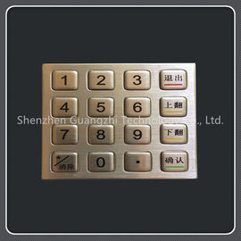 Micro Metal Numeric Keypad Dustproof For Self Service Inquiry Machine