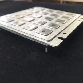 Vandal Proof Personalized Keyboard 9 Pin 20 Keys Type Stainless Steel Material