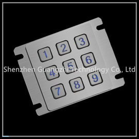 Watertight Illuminated Keyboard , 12 Keys Metal 3x4 Keyboard With Usb Interface