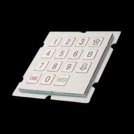 Watertight Metal Industrial Numeric Keypad For Train Ticket Terminal