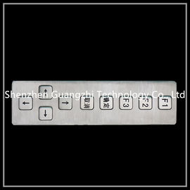 Industrial Kiosk Keypad , Stainless Steel Automatic Gate Keypad Mirror Polished