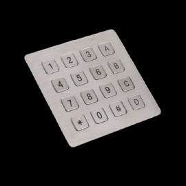 OEM IP65 Elevator Security Keypad , Metal Atm Machine Keypad USB Interface