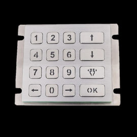 Atm Vandal Proof Keyboard , 4 * 4 Matrix Type Cash Machine Number Pad