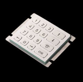 Atm Vandal Proof Keyboard , 4 * 4 Matrix Type Cash Machine Number Pad