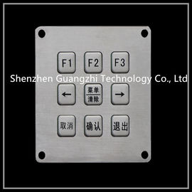 Wireless Bluetooth Industrial Numeric Keypad Ss 9 Key Counterbore Installation