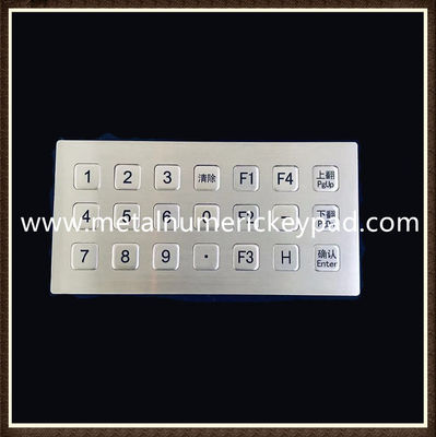 IP65 ATM Vandal Proof Matrix 3x7 Metal Numeric Keypad