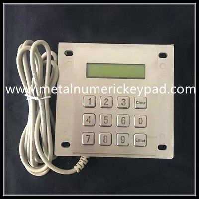 FCC Certified Stainless Steel Keyboard Illuminated With LED Indicator