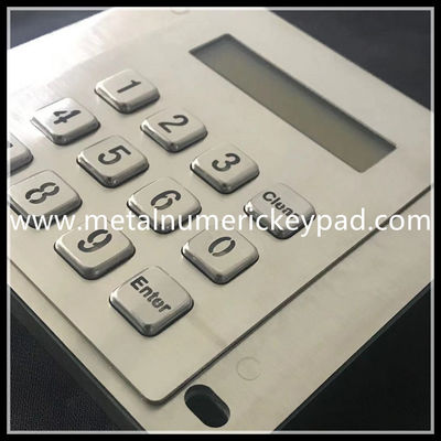 FCC Certified Stainless Steel Keyboard Illuminated With LED Indicator