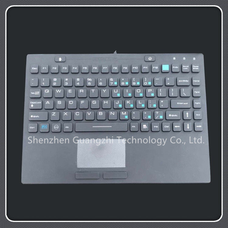 Usb Interface Silicone Rubber Keypad Washable Comfortable Handfeeling