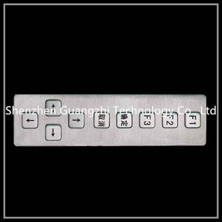 Industrial Kiosk Keypad , Stainless Steel Automatic Gate Keypad Mirror Polished