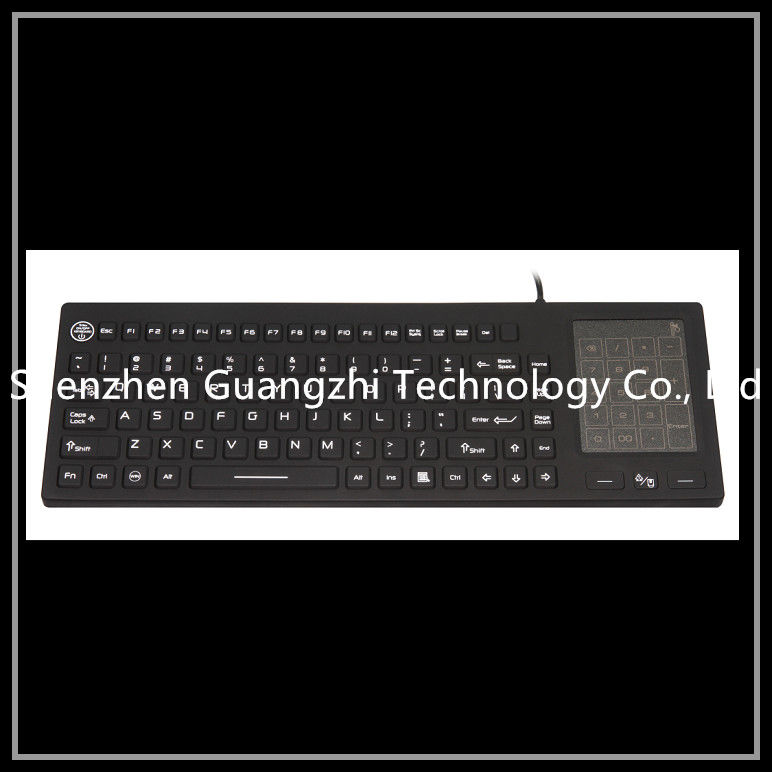 Custom Printing Silicone Rubber Keyboard , Waterproof Usb Keyboard Ce Approvals