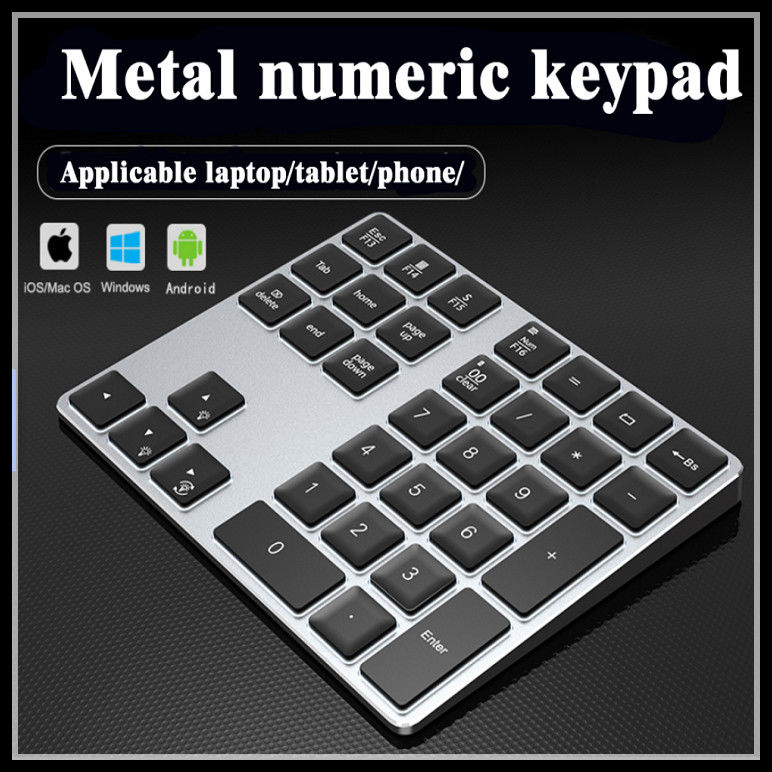 Wireless Bluetooth 3.0 Pin Code Keypad Numeric Keyboard With 7 Backlight
